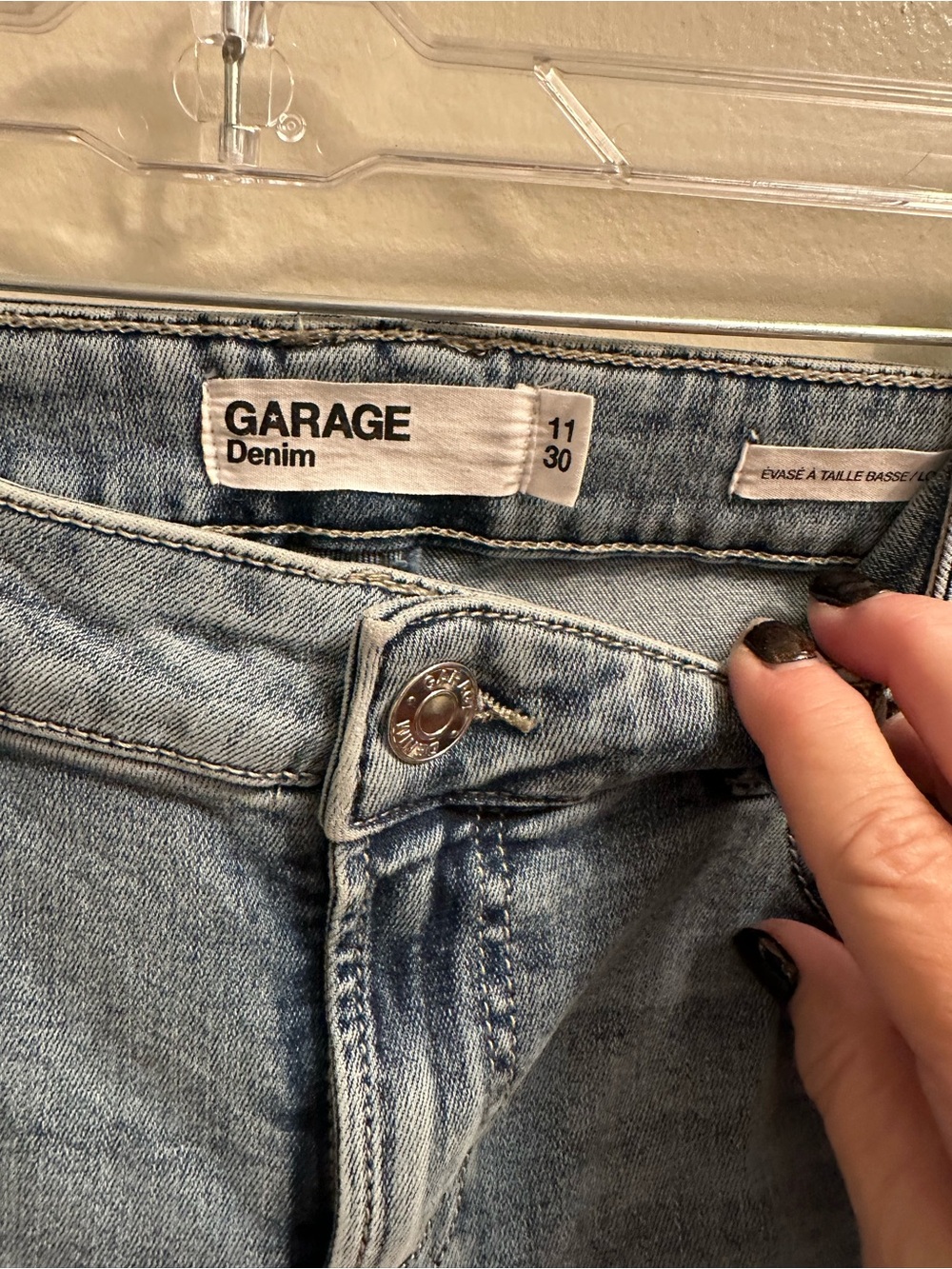 #296 Garage High-Rise Light Blue Denim Jeans
